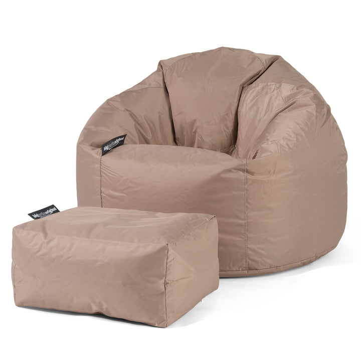 Pouf Poire Classique - SmartCanvas™ Beige 02