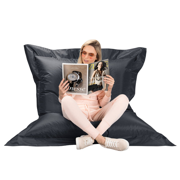 Pouf Géant XXL Original - SmartCanvas™ Gris Platine 01