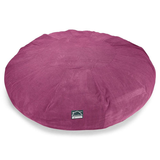 Lounge Pug, CloudSac 5000 XXXXXL, Canapé Pouf Titanesque à Mémoire de Forme, Gros Pouf Sofa, Pompon Rose