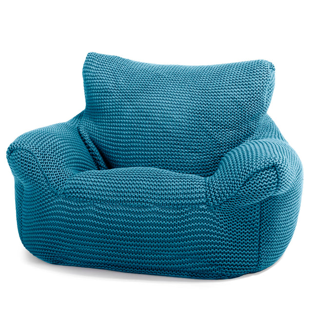 LOUNGE PUG -  Ellos Tricoté - Fauteuil Enfant, Pouf Enfant - Mer égée