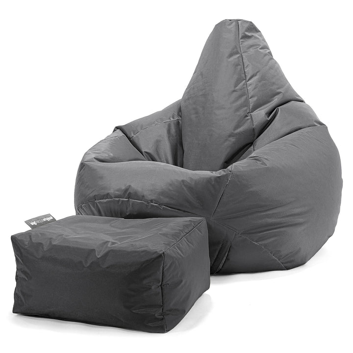Pouf Poire Gamer - SmartCanvas™ Anthracite 02