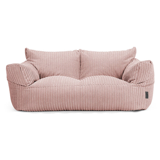 Joséphine Canapé Pouf - Côtelé Rose 01