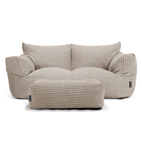 Joséphine Canapé Pouf - Côtelé Vison 02