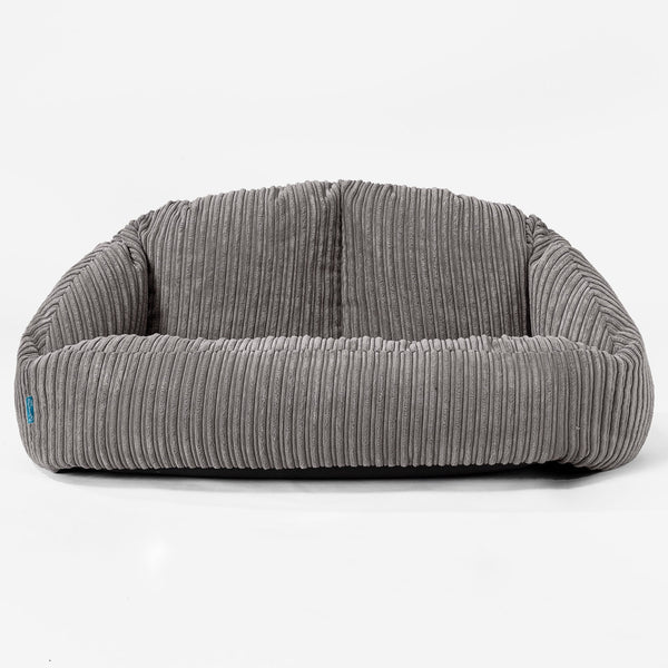 Pouf Canapé Bubble pour Enfants - Côtelé Anthracite 01