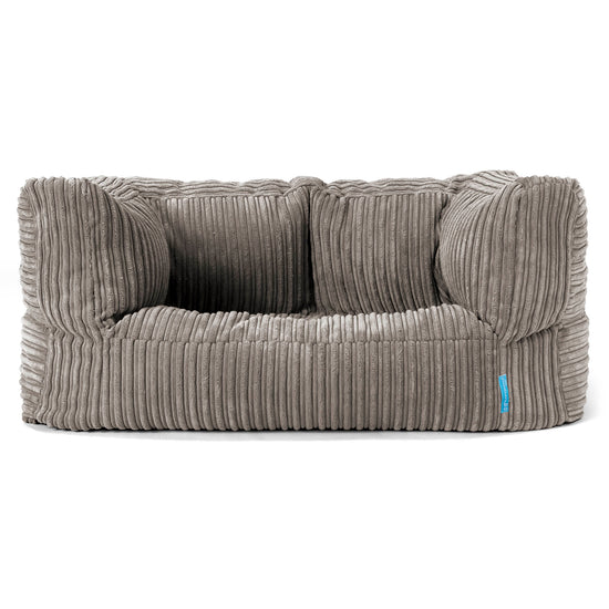Canapé Enfant Albert 2-6 ans - Côtelé Anthracite 01