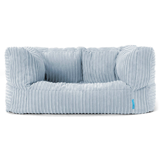 Canapé Enfant Albert 2-6 ans - Côtelé Bébé Bleu 01