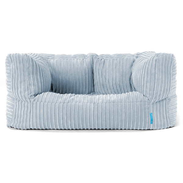 Canapé Enfant Albert 2-6 ans - Côtelé Bébé Bleu 01