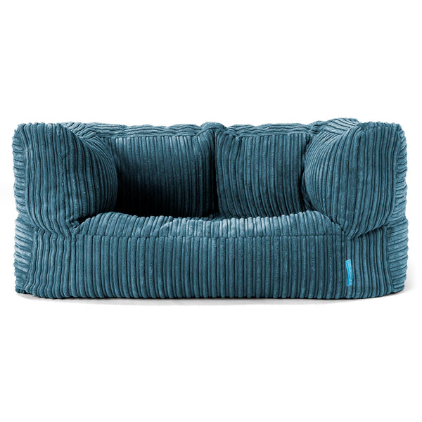 Canapé Enfant Albert 2-6 ans - Côtelé Bleu Marine 01