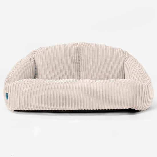 Pouf Canapé Bubble pour Enfants - Côtelé Ivoire 01