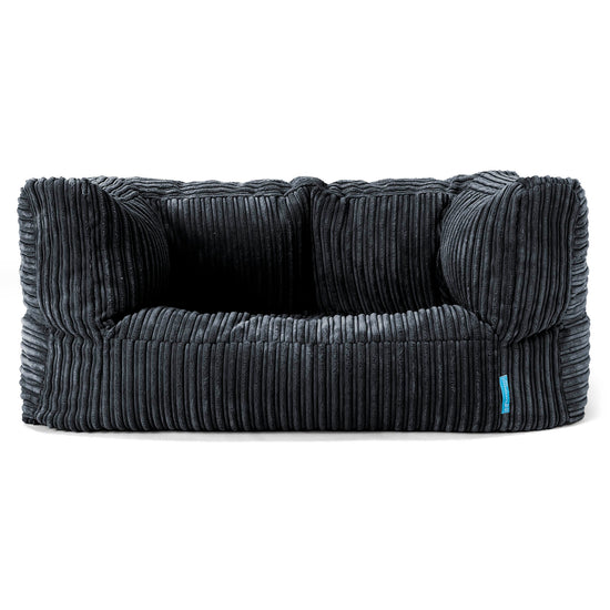 Canapé Enfant Albert 2-6 ans - Côtelé Noir 01
