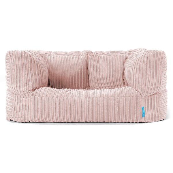 Canapé Enfant Albert 2-6 ans - Côtelé Rose 01
