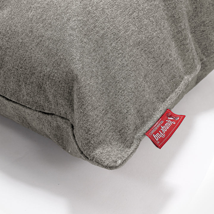 Coussin Rectangulaire Géant 40 x 80cm - Interalli Laine Argent 02