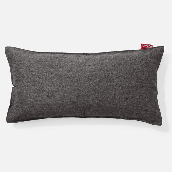 Coussin Rectangulaire Géant 40 x 80cm - Interalli Laine Gris 01