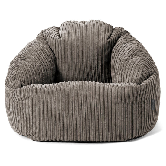 Pouf Chaise Bubble - Côtelé Anthracite 01