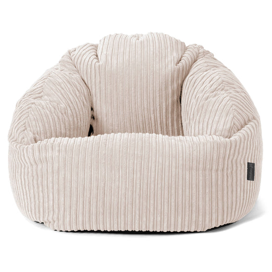 Pouf Chaise Bubble - Côtelé Ivoire 01