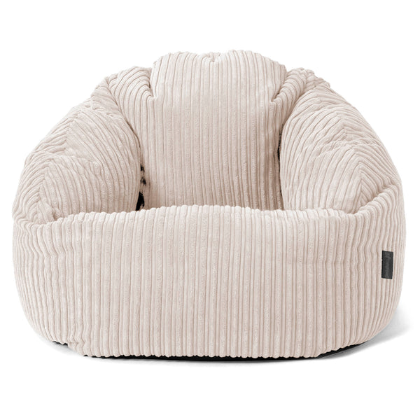 Pouf Chaise Bubble - Côtelé Ivoire 01