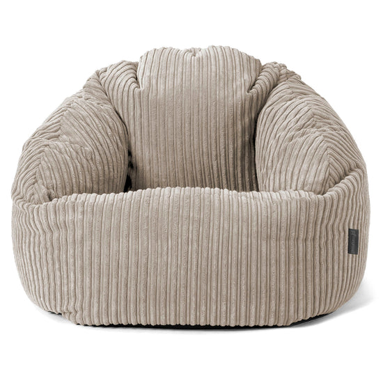 Pouf Chaise Bubble - Côtelé Vison 01