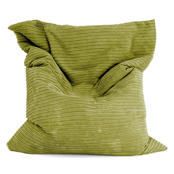 Pouf Géant XXL - Côtelé Vert Acide 02