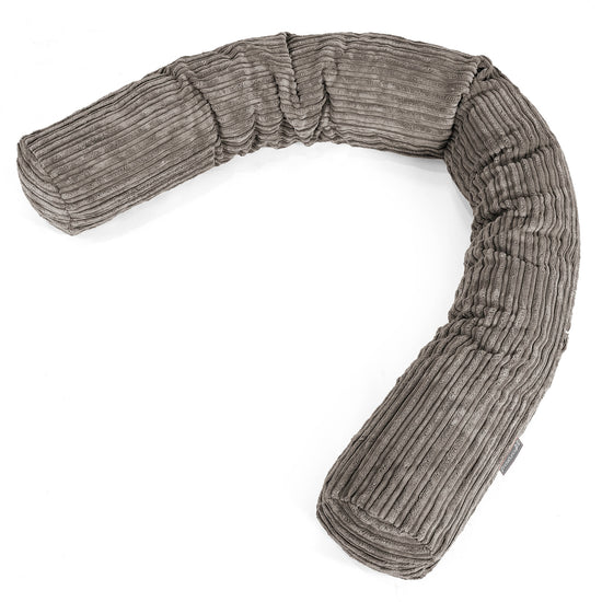 Traversin XXL - Côtelé Anthracite 01
