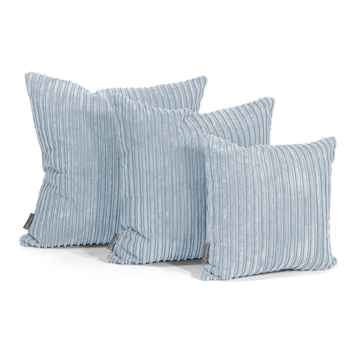 Coussin 47 x 47cm - Côtelé Bébé Bleu 02