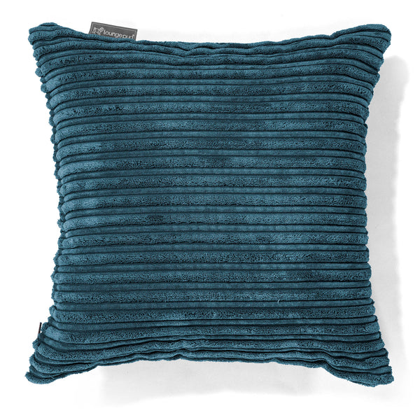 Coussin 47 x 47cm - Côtelé Bleu Marine 01