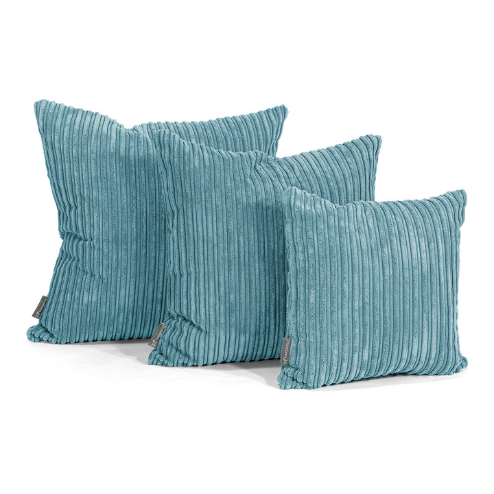 Coussin 47 x 47cm - Côtelé Mer Égée 02