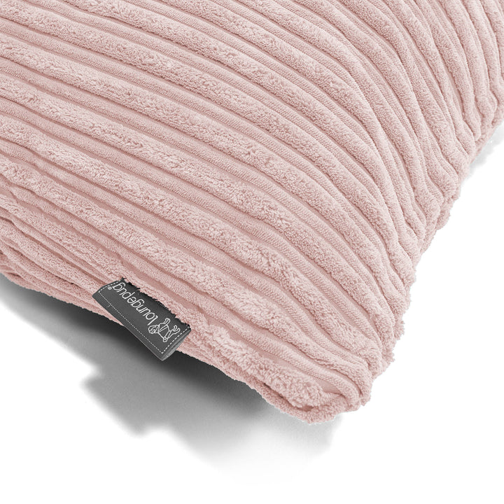 Coussin 47 x 47cm - Côtelé Rose 03