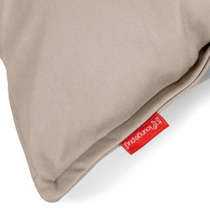 Housse de Coussin 47 x 47cm - Cuir Végan Ivoire 03