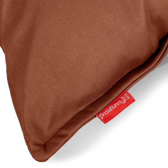 Housse de Coussin 47 x 47cm - Cuir Végan Marron 03