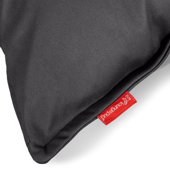 Housse de Coussin 47 x 47cm - Cuir Végan Noir 03