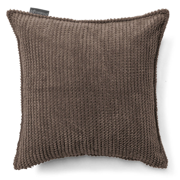 Coussin 47 x 47cm - Pompon Chocolat 01