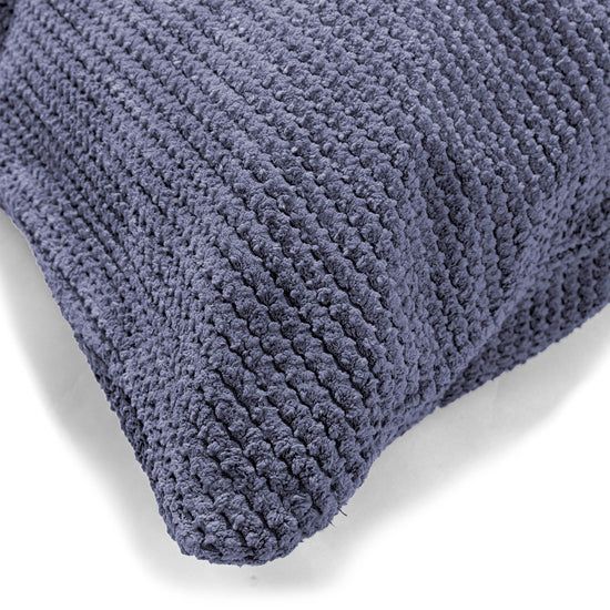 Coussin 47 x 47cm - Pompon Violet 03