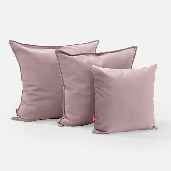 Coussin 47 x 47cm - Velours Rose 02