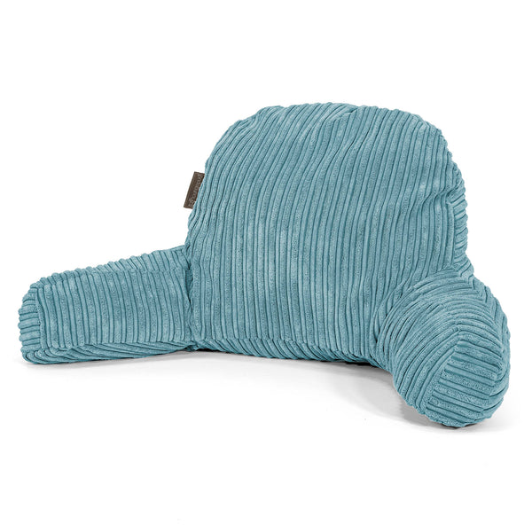 Coussin de Lecture avec Dossier - Côtelé Mer Égée 01