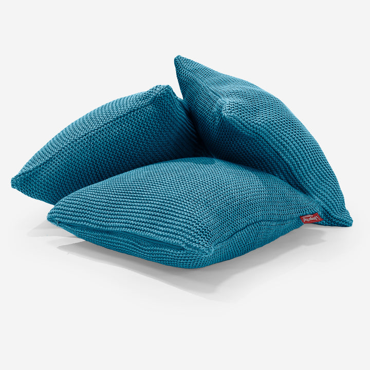 Coussin 47 x 47cm - 100% Coton Ellos Mer égée 03