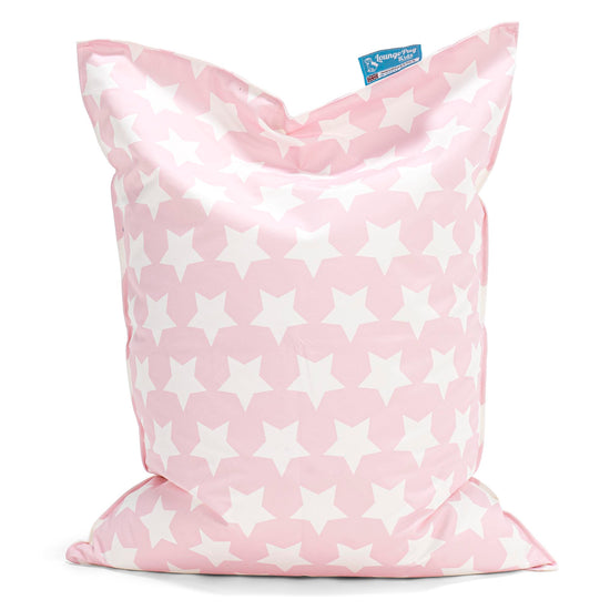 Coussin Pouf Enfant - Imprimé Rose étoile 01