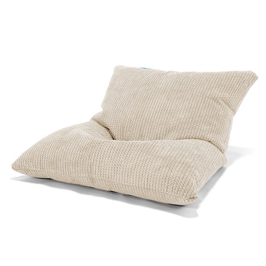Coussin Pouf Enfant - Pompon Crème 01