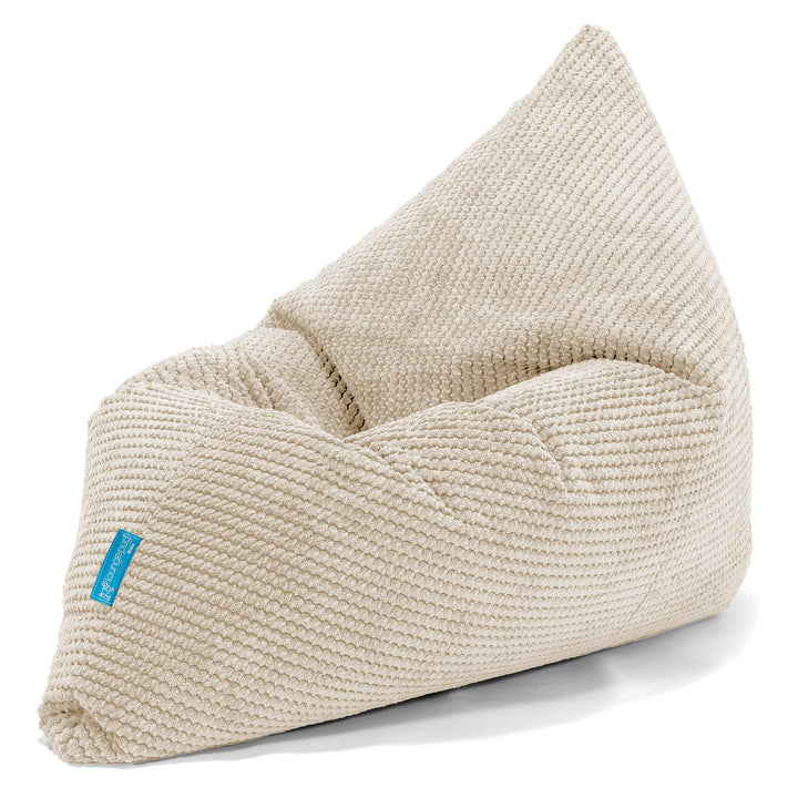 Coussin Pouf Enfant - Pompon Crème 03