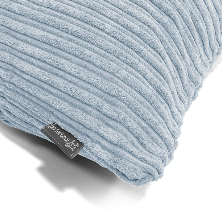 Coussin Rectangulaire 35 x 50cm - Côtelé Bébé Bleu 02