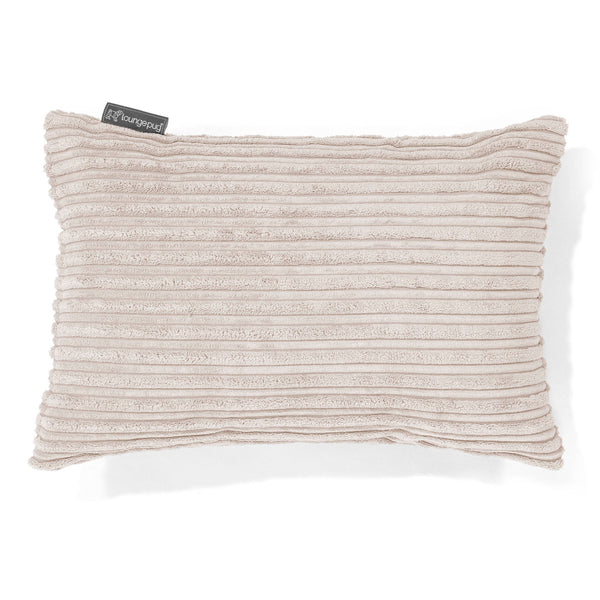 Coussin Rectangulaire 35 x 50cm - Côtelé Ivoire 01