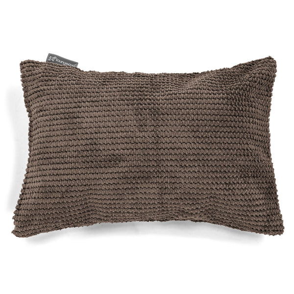 Coussin Rectangulaire 35 x 50cm - Pompon Chocolat 01