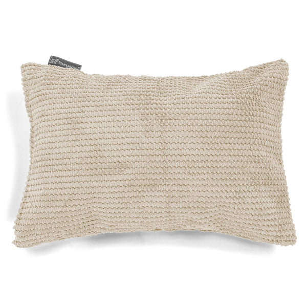 Coussin Rectangulaire 35 x 50cm - Pompon Crème 01