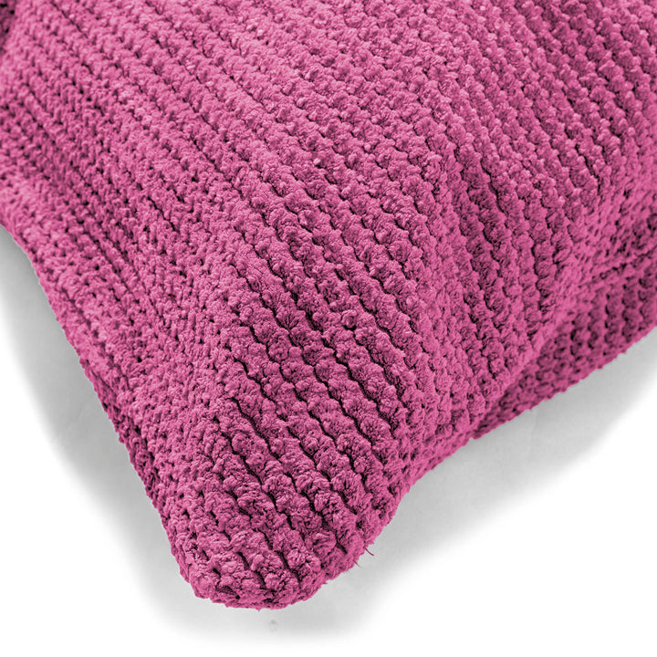 Coussin Rectangulaire 35 x 50cm - Pompon Rose 02