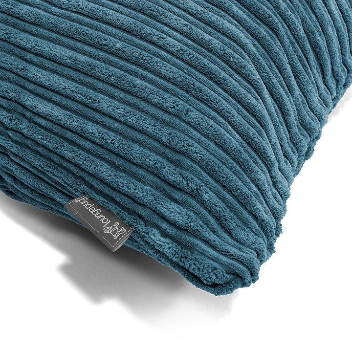 Coussin Rond 50cm - Côtelé Bleu Marine 02