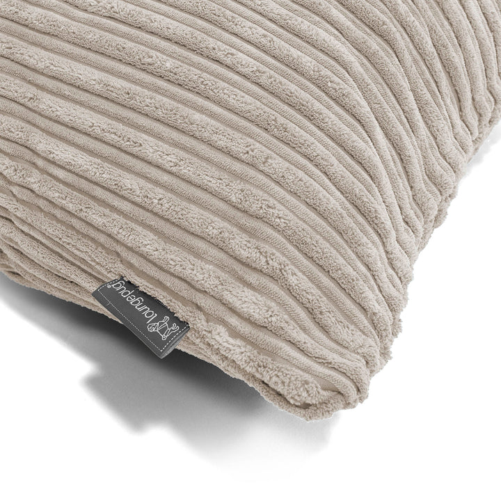 Coussin Rond 50cm - Côtelé Vison 02