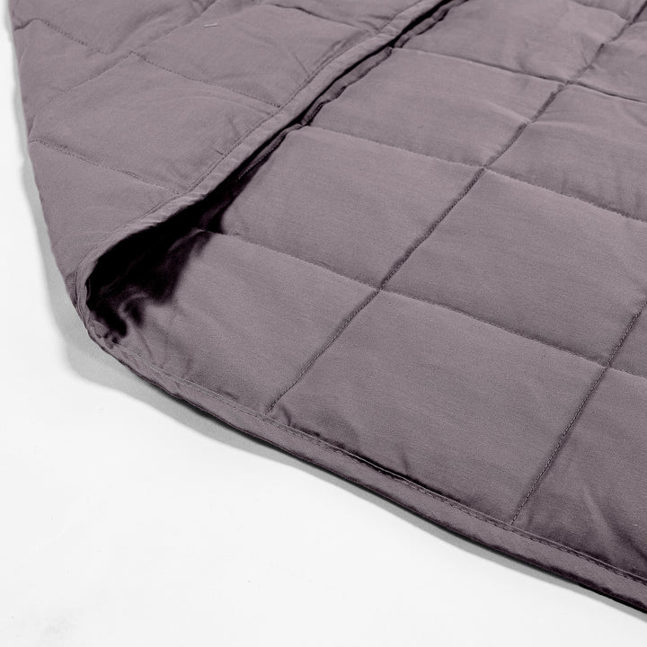 Couverture Lestée pour Adultes - Coton Gris 02