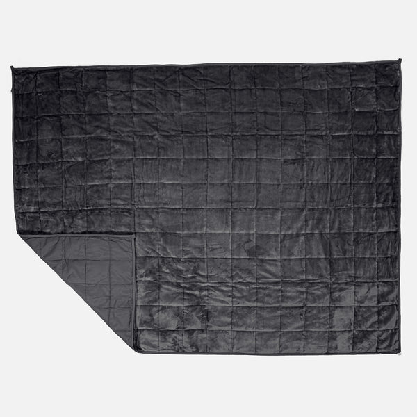 Couverture Lestée pour Adultes - Polaire sherpa Gris 01