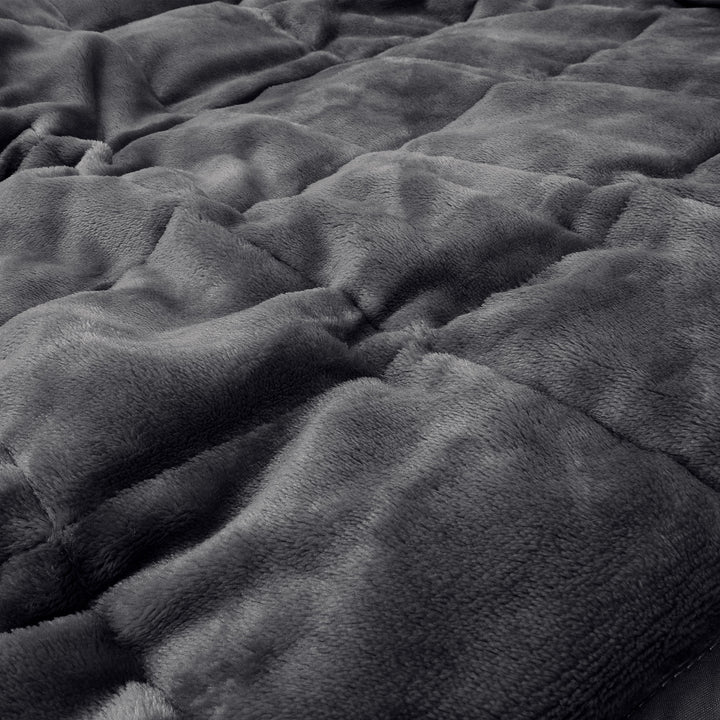 Couverture Lestée pour Adultes - Polaire sherpa Gris 04