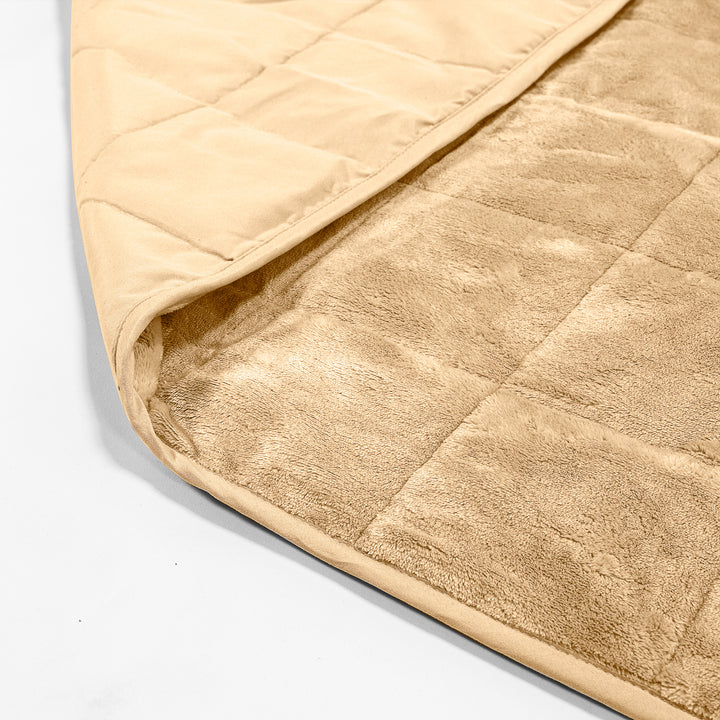 Couverture Lestée pour Adultes - Polaire sherpa Vison 02
