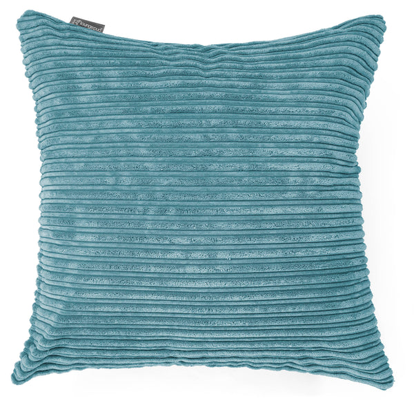 Grand Coussin 70 x 70cm - Côtelé Mer Égée 01